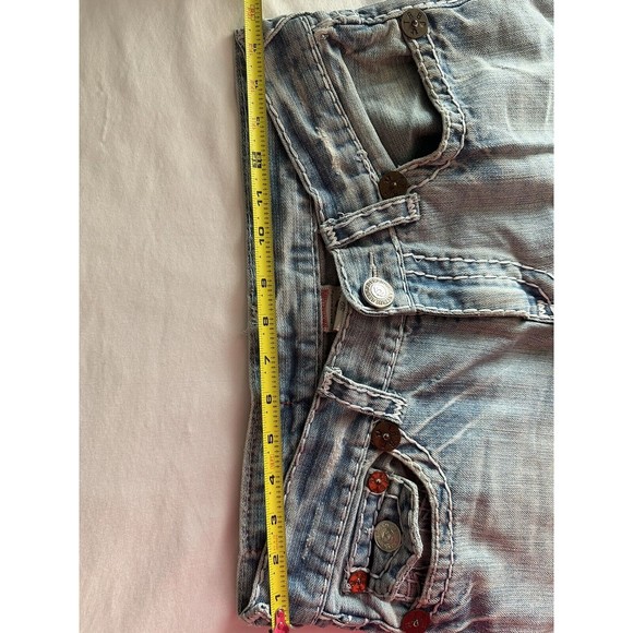 True Religion embellished jean pants, Row 30 seat 33.Check measurements in photo - Picture 10 of 13